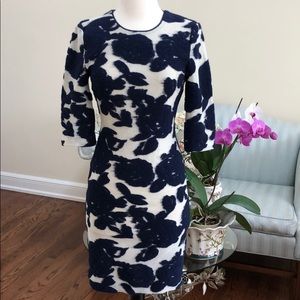 Reiss Leila Floral Burnout Bodycon Dress sz 4